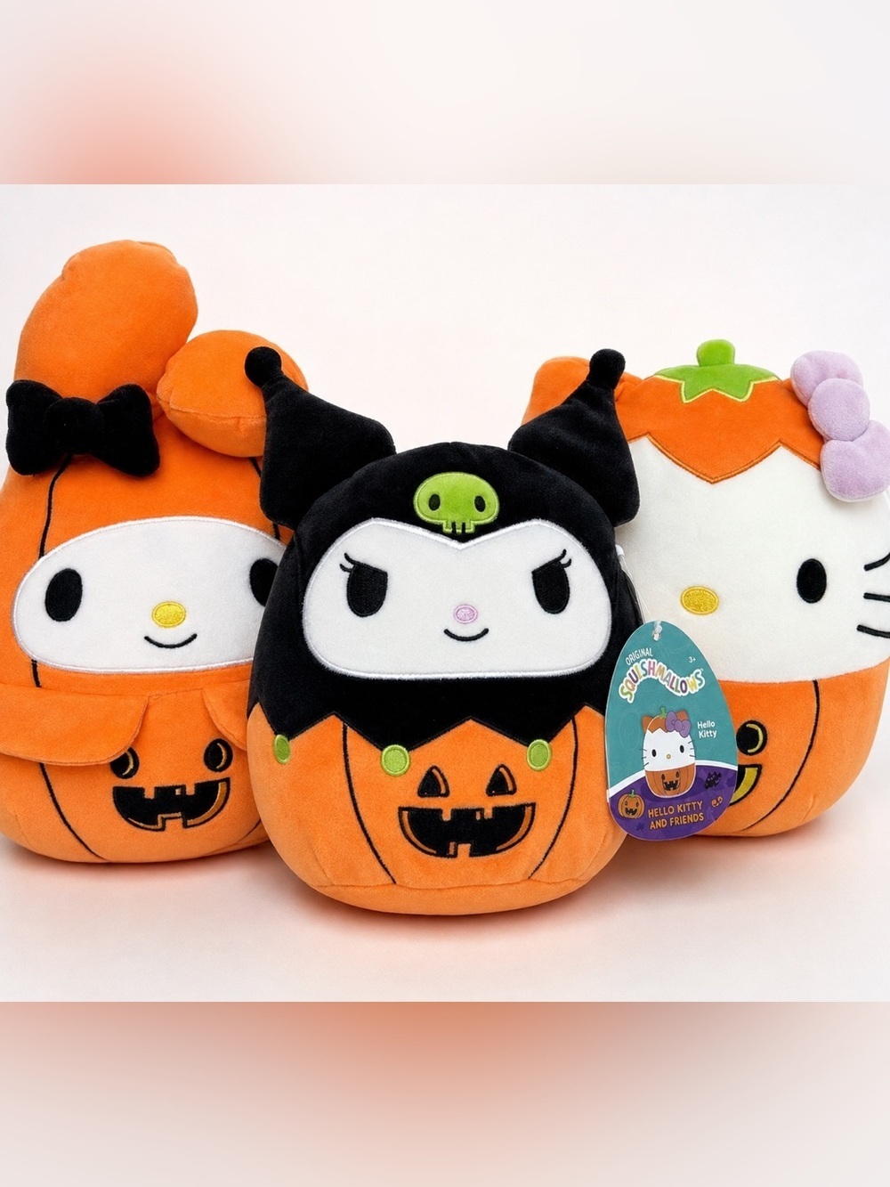 Squishmallows Sanrio Halloween Plush 8” Hello Kitty Kuromi My Melody